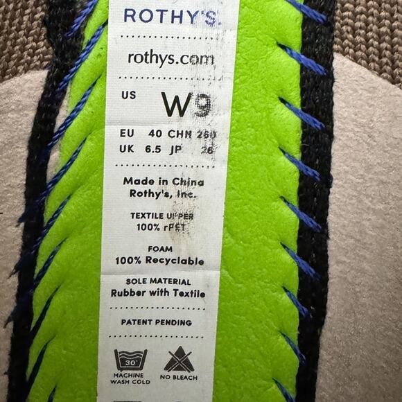 SOLD - ROTHY'S Classic Point Toe Flat Shoes 9W - Picture 8 of 11